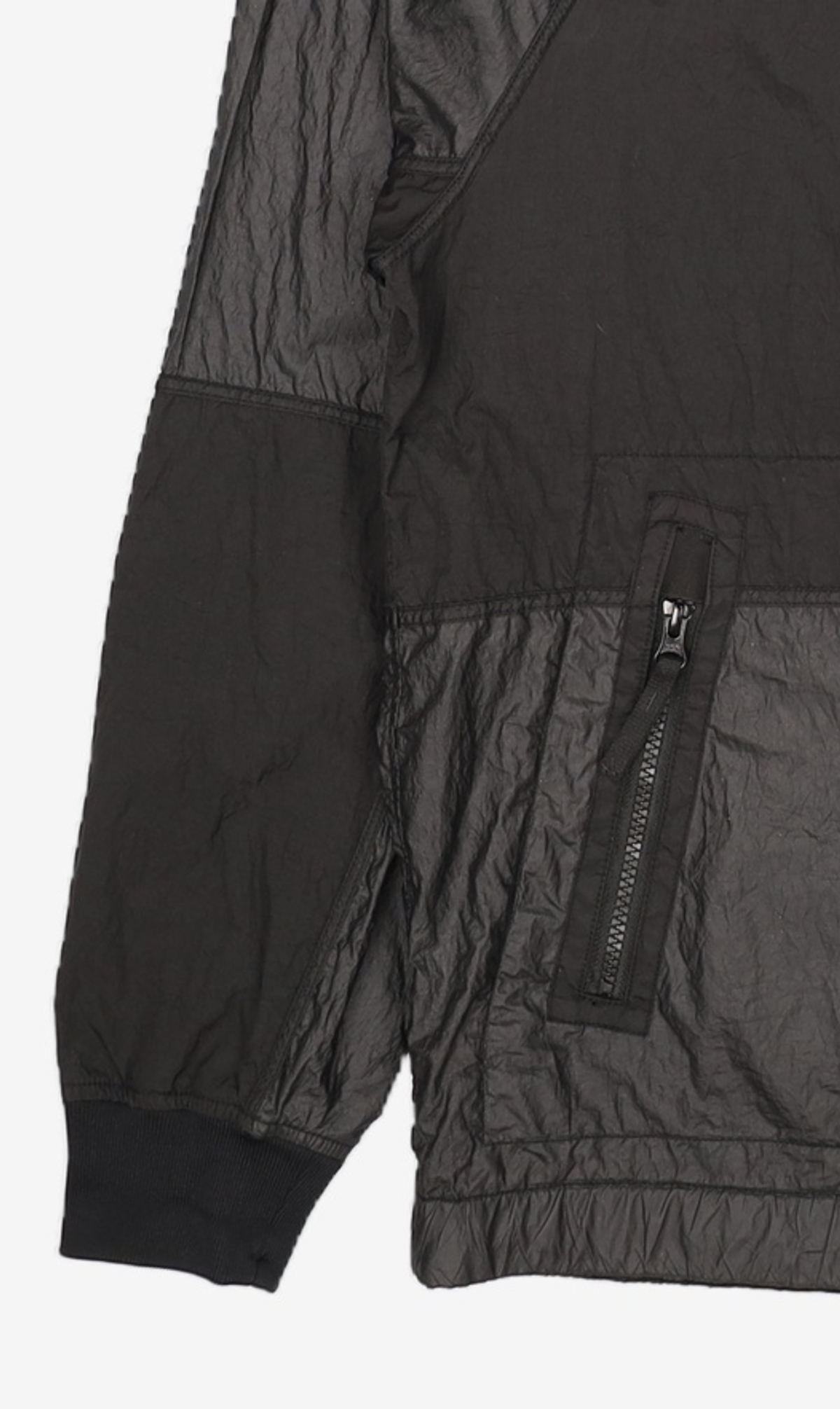 스톤아일랜드(STONE ISLAND) 나일론 후드 재킷 - 블랙 / 801542020V0029 M
