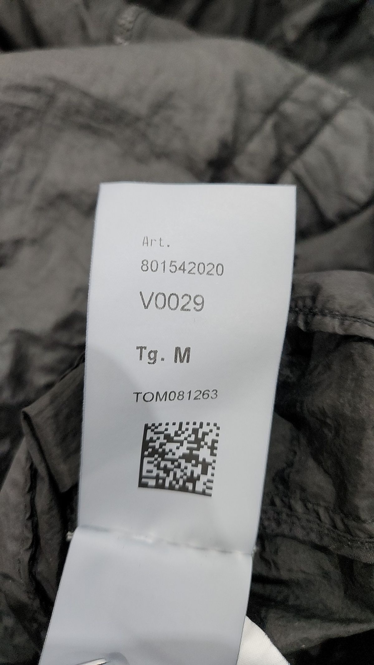 스톤아일랜드(STONE ISLAND) 나일론 후드 재킷 - 블랙 / 801542020V0029 M