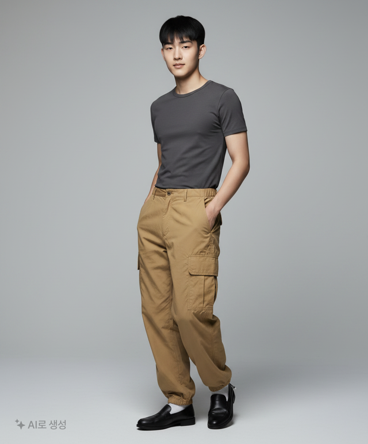 프리즘웍스(FRIZMWORKS) CARGO STRING PANTS _ CAMEL M