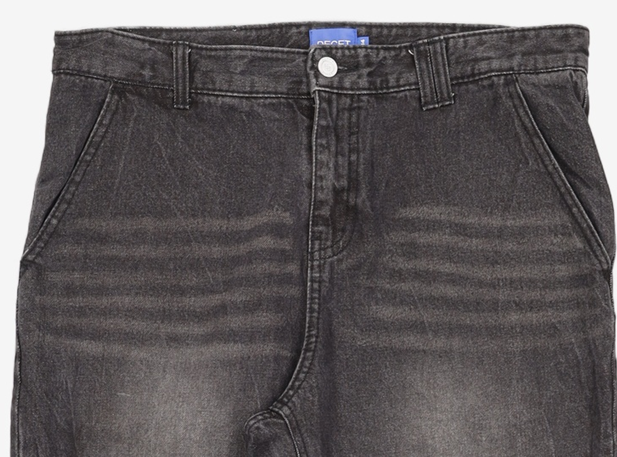 데케트(DECET) Dawn Semi Flared Jeans DCPT044BlackA XL