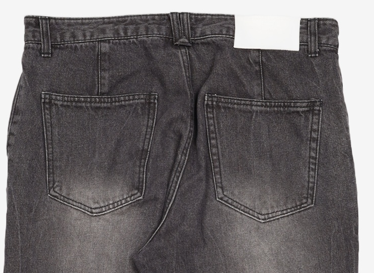 데케트(DECET) Dawn Semi Flared Jeans DCPT044BlackA XL