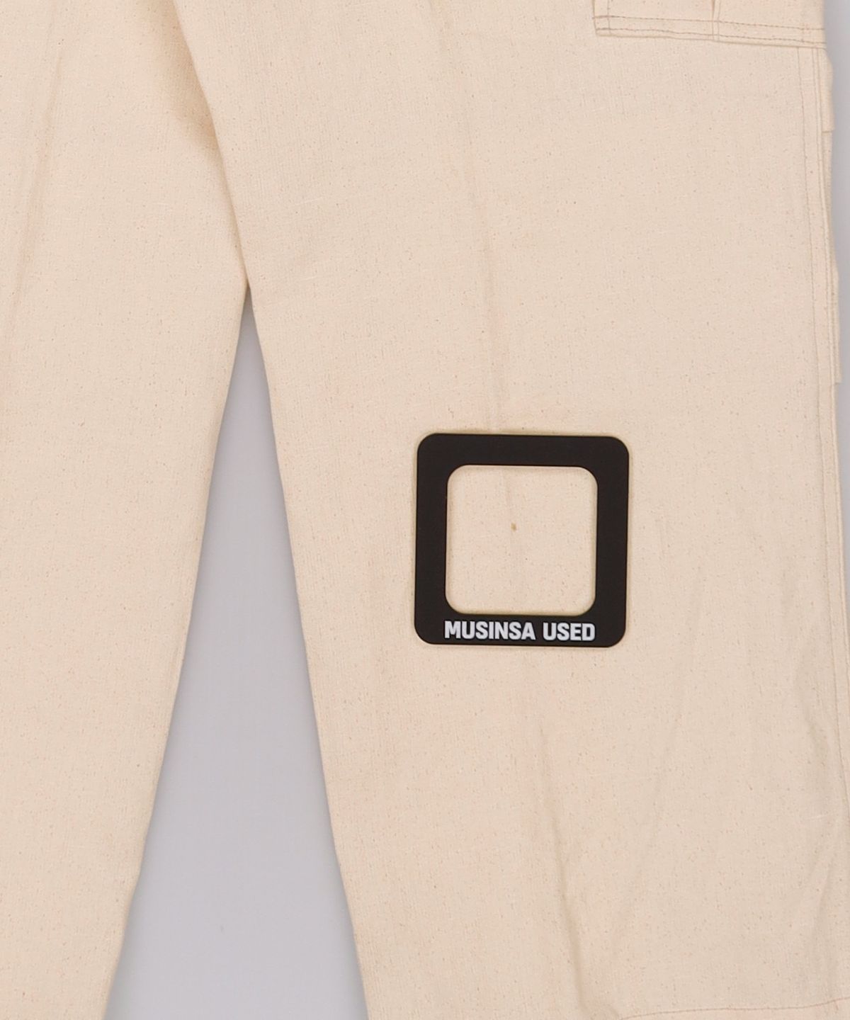 프리즘웍스(FRIZMWORKS) LINEN M65 CARGO PANTS _ NATURAL L