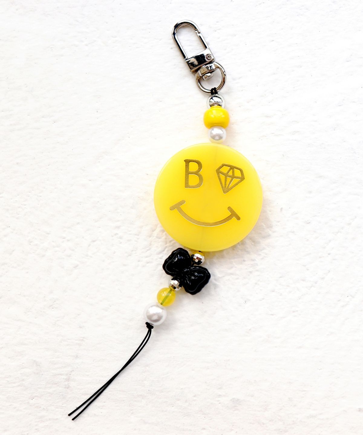봉보(BONBEAU) Gentle smile key ring 젠틀 스마일 가방 핸드폰 스트랩 키링