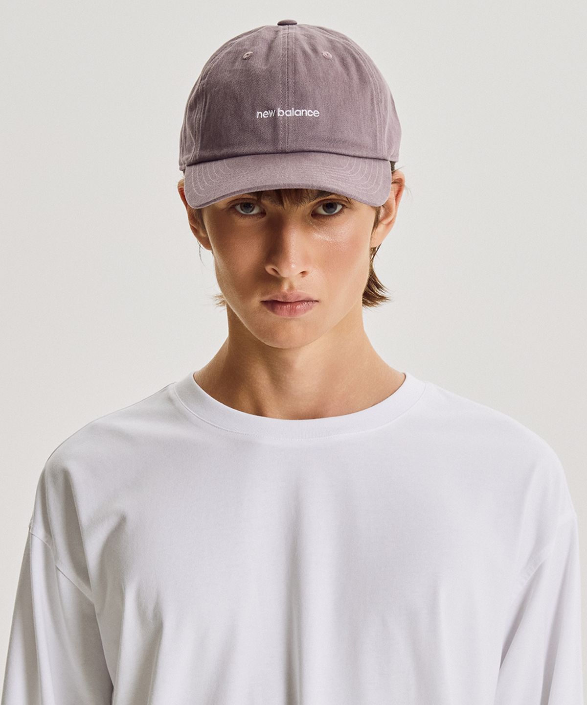 뉴발란스(NEW BALANCE) NBGDGF1102 / 레터로고 볼캡 (PURPLE)