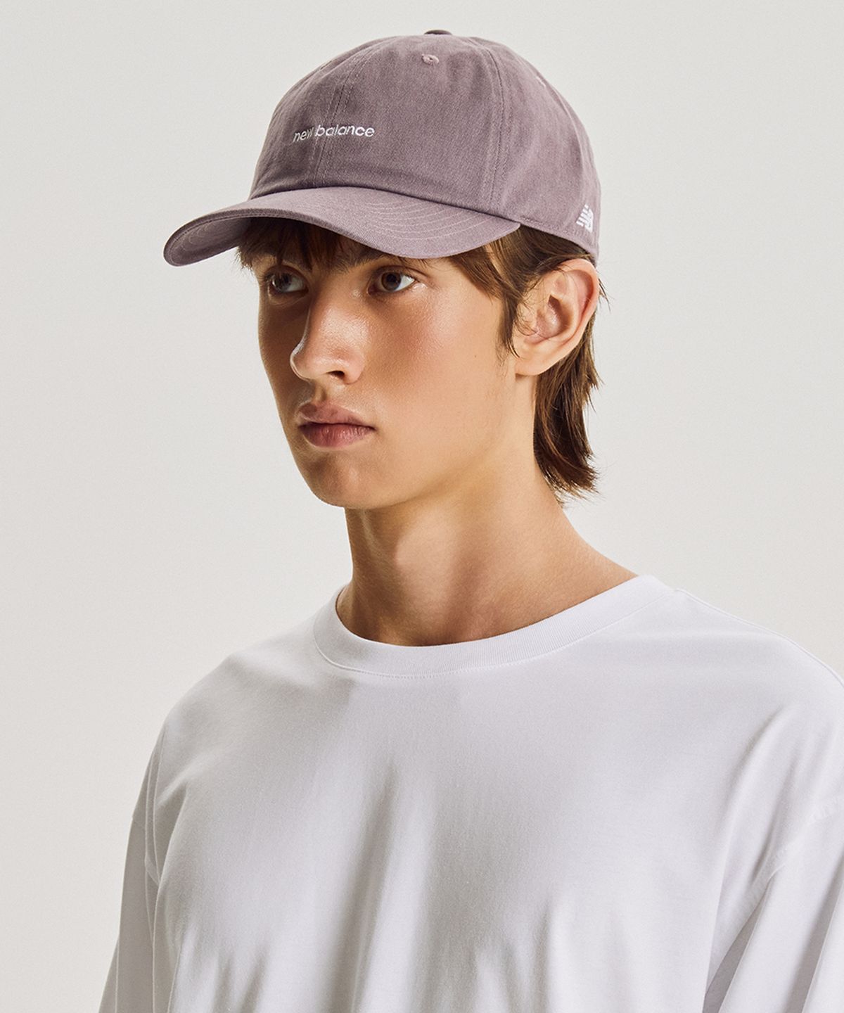 뉴발란스(NEW BALANCE) NBGDGF1102 / 레터로고 볼캡 (PURPLE)