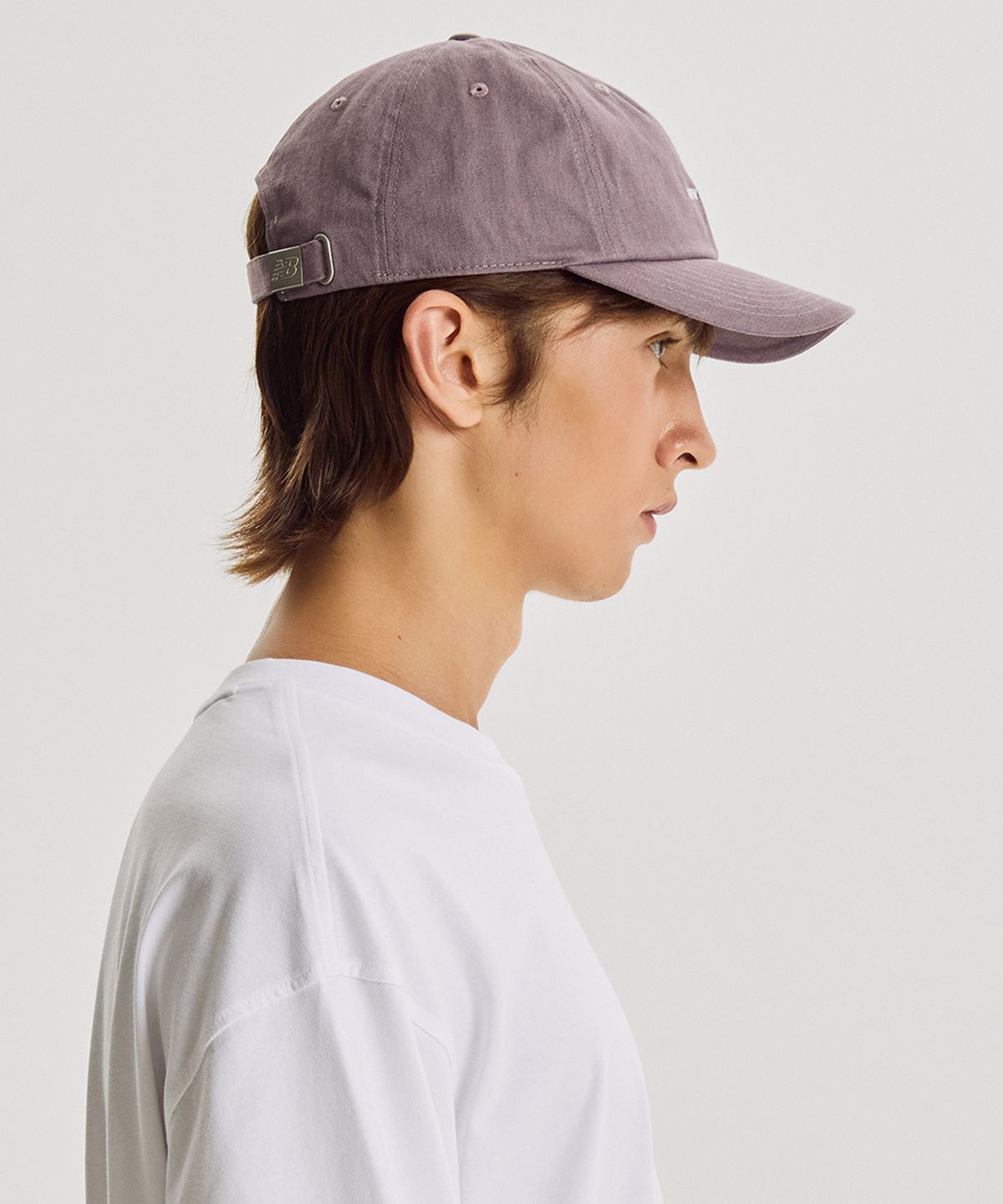 뉴발란스(NEW BALANCE) NBGDGF1102 / 레터로고 볼캡 (PURPLE)