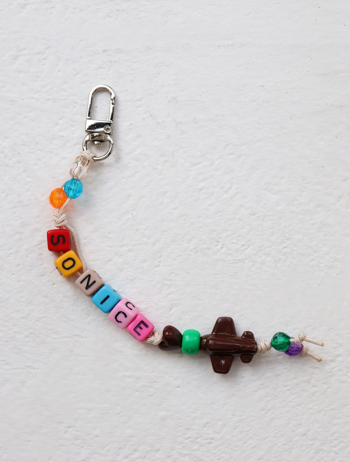 봉보(BONBEAU) Custom color initial key ring 커스텀 컬러 큐브 이니셜 가방 핸드폰 스트랩 키링