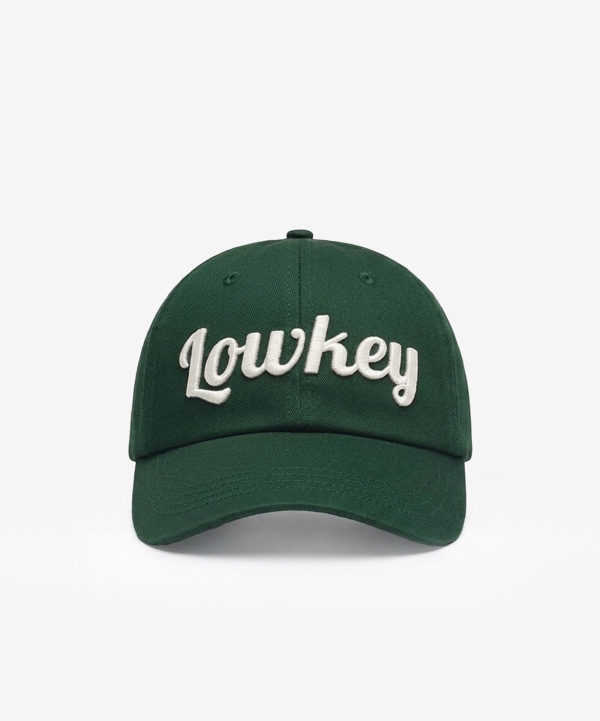스틸로우키(STILL LOWKEY) Script Ball Cap_GREEN