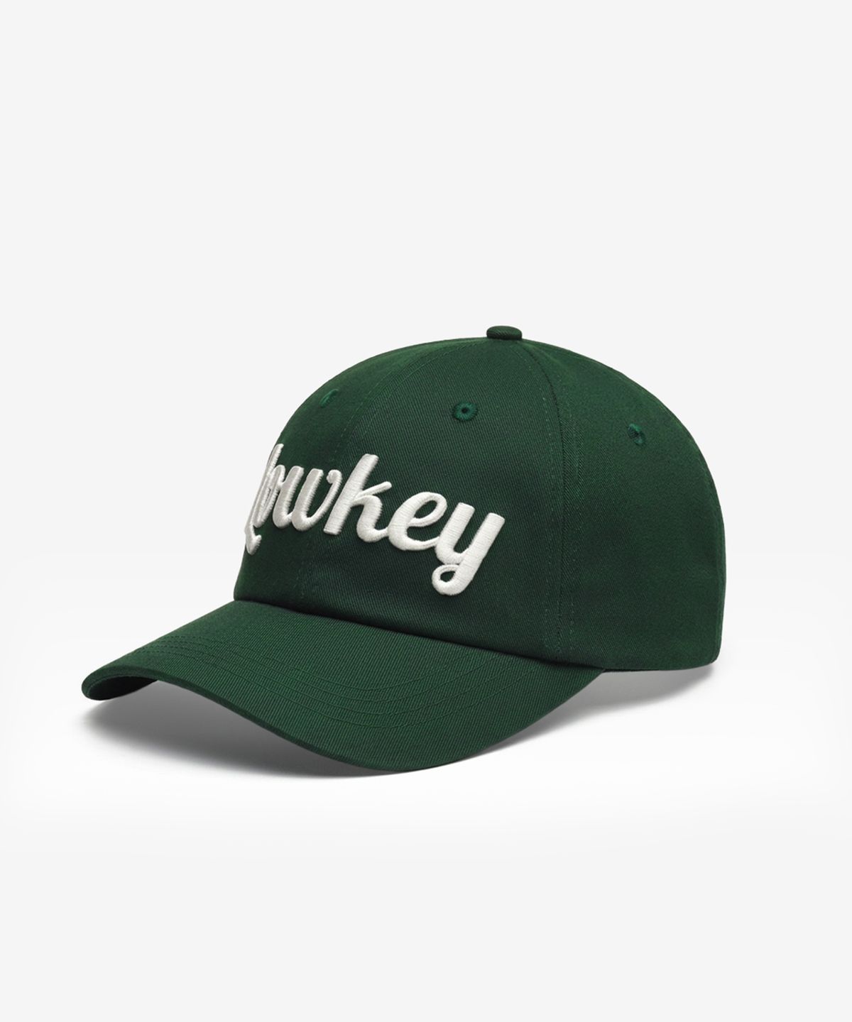 스틸로우키(STILL LOWKEY) Script Ball Cap_GREEN