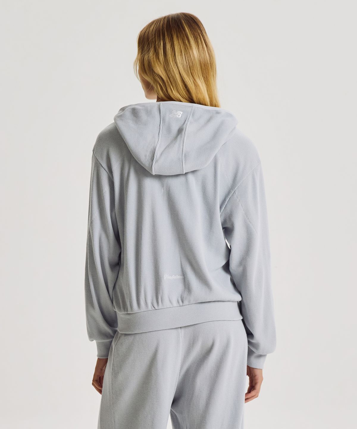 뉴발란스(NEW BALANCE) NBMDG3W812 / WOMEN AIRY 와플 후드집업 (L/BLUE)