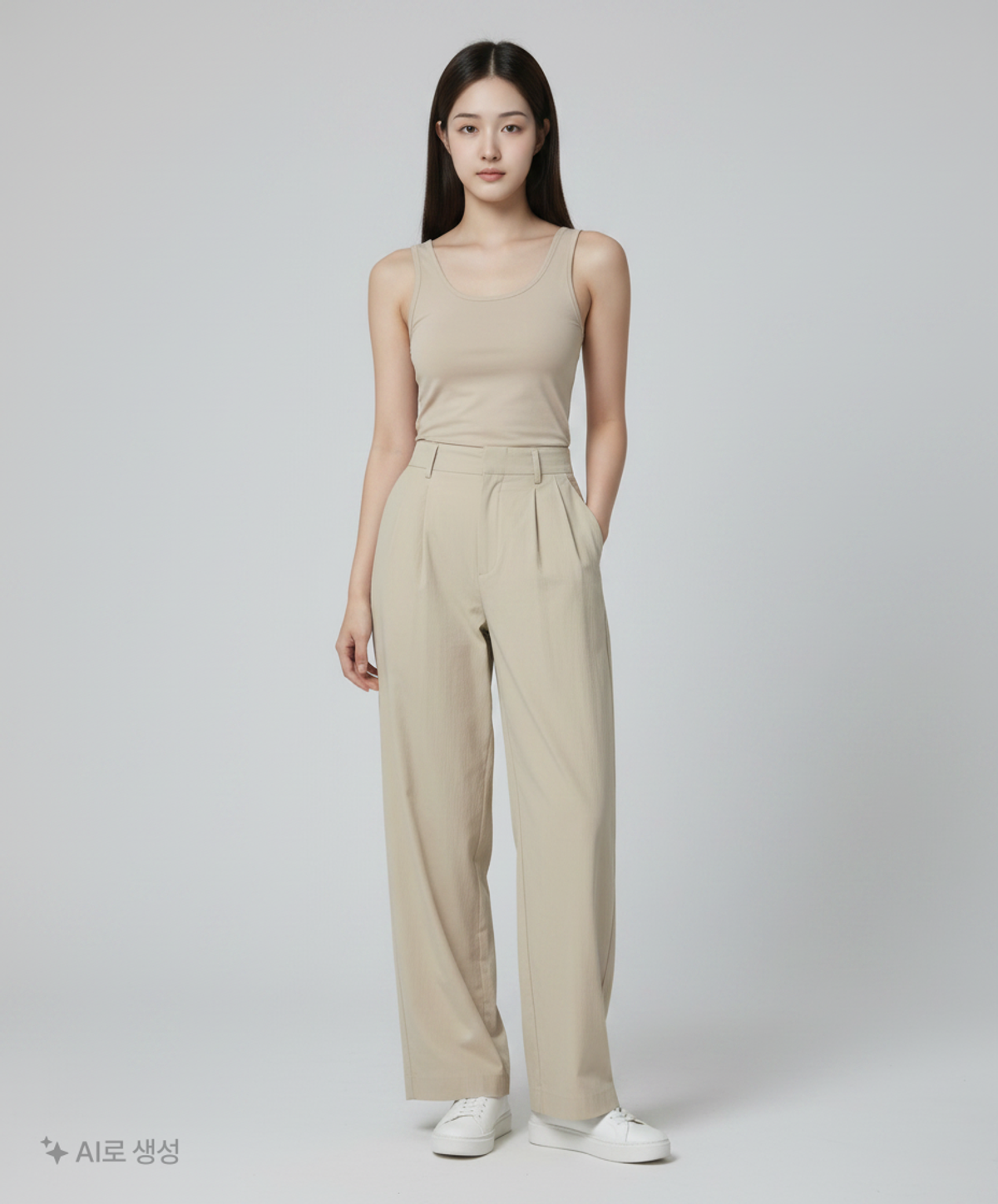 미쏘(MIXXO) 코튼 팬츠 28