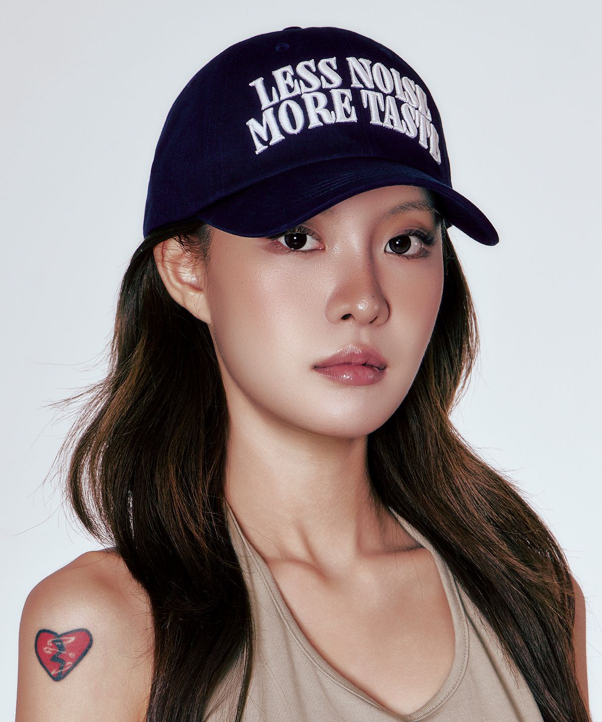 스틸로우키(STILL LOWKEY) Statement Ball Cap_NAVY
