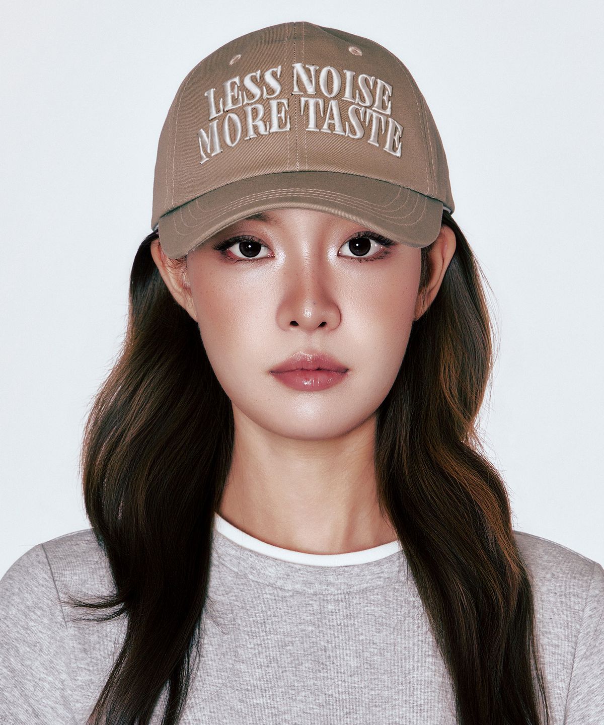 스틸로우키(STILL LOWKEY) Statement Ball Cap_BEIGE