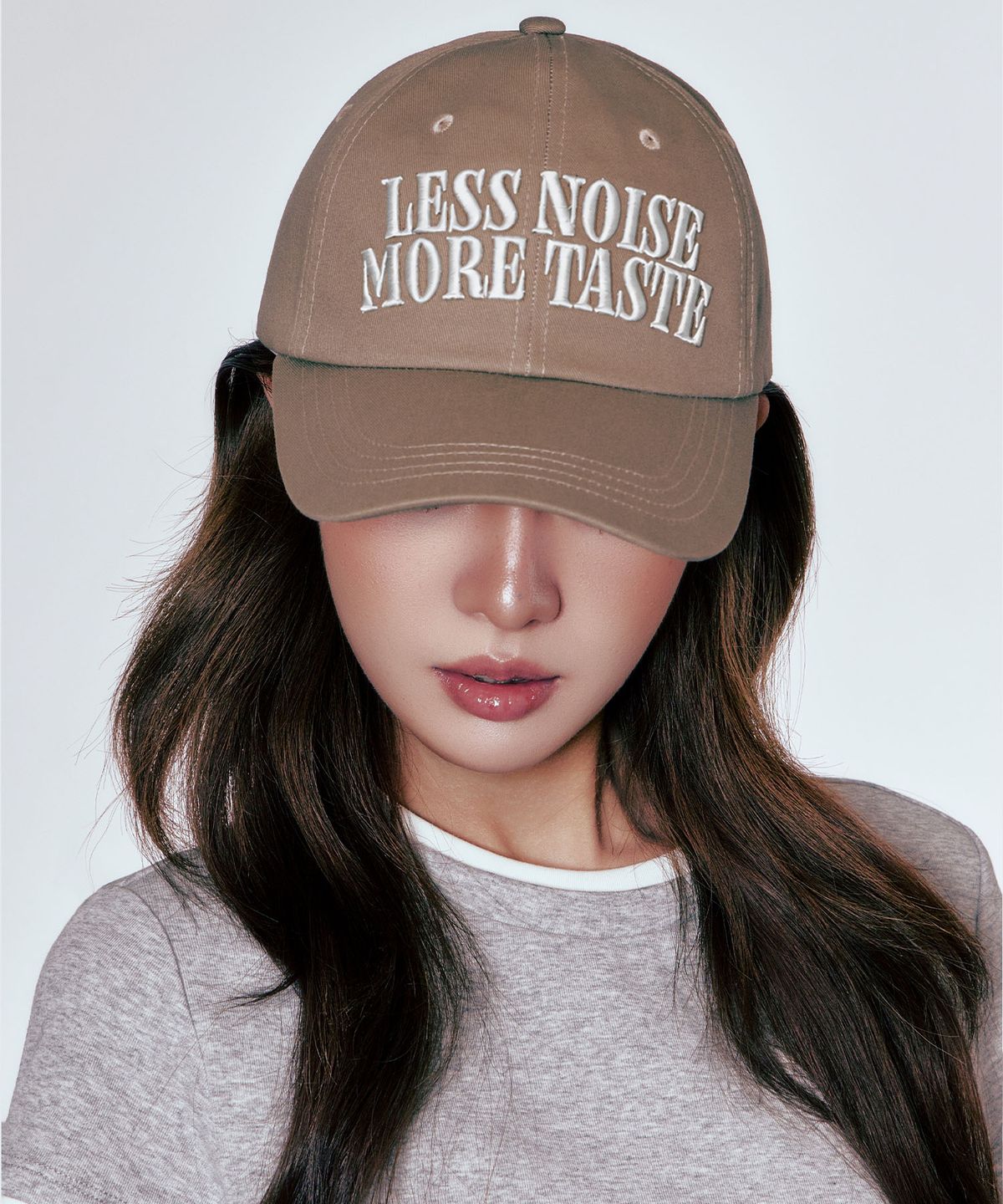 스틸로우키(STILL LOWKEY) Statement Ball Cap_BEIGE