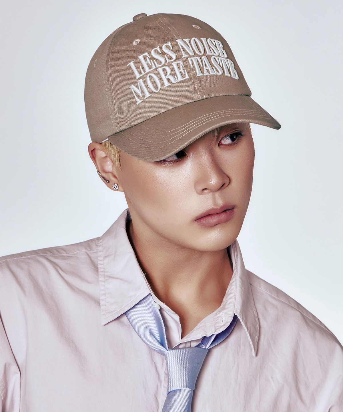 스틸로우키(STILL LOWKEY) Statement Ball Cap_BEIGE