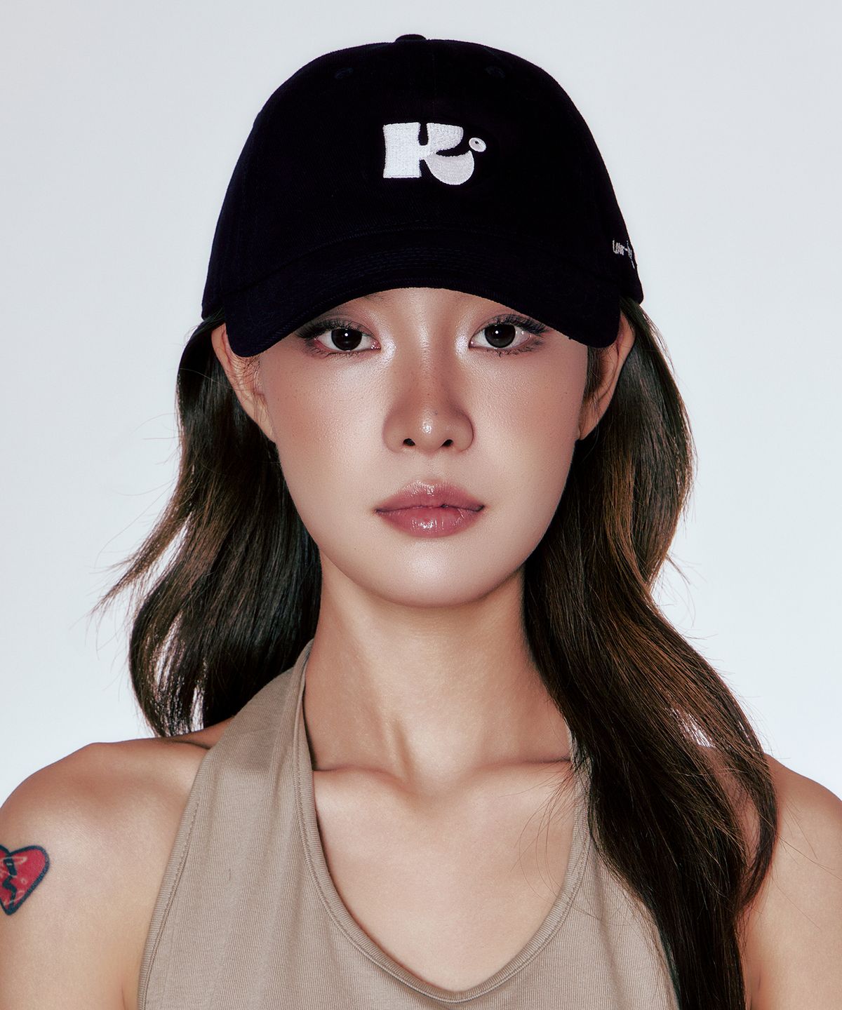 스틸로우키(STILL LOWKEY) Monogram Ball Cap_BLACK