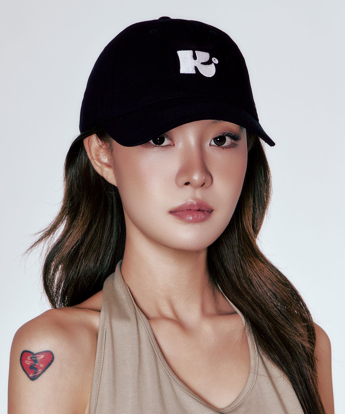 스틸로우키(STILL LOWKEY) Monogram Ball Cap_BLACK