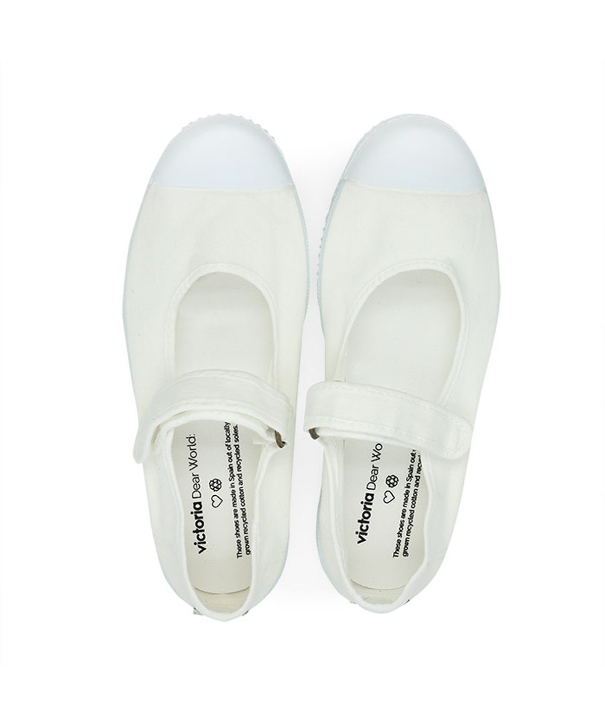 빅토리아 슈즈(VICTORIA SHOES) 메르세데스 벨크로 로나 라바다 (1168110-BLANCO)