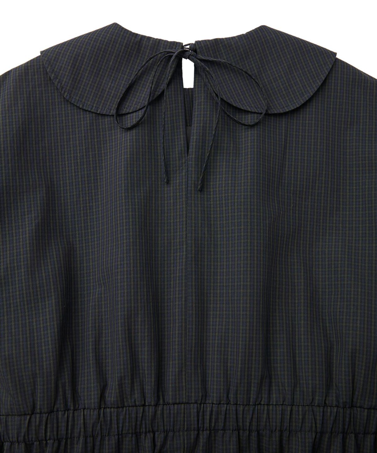 락피쉬웨더웨어(ROCKFISH WEATHERWEAR) CHECK VOLUME  DRESS - DARK GREEN
