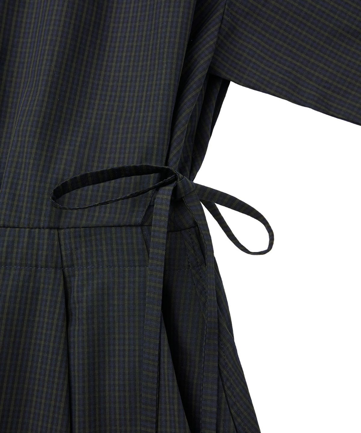 락피쉬웨더웨어(ROCKFISH WEATHERWEAR) CHECK VOLUME  DRESS - DARK GREEN