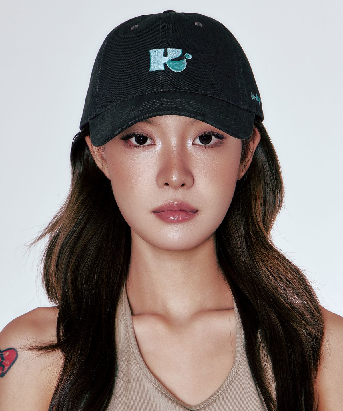 스틸로우키(STILL LOWKEY) Monogram Ball Cap_BROWN