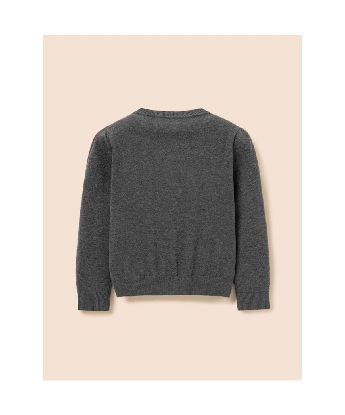 빈폴 키즈(BEANPOLE KIDS) 여아 솔리드 아가일 조직 카디건  애쉬 (BI685AG034)
