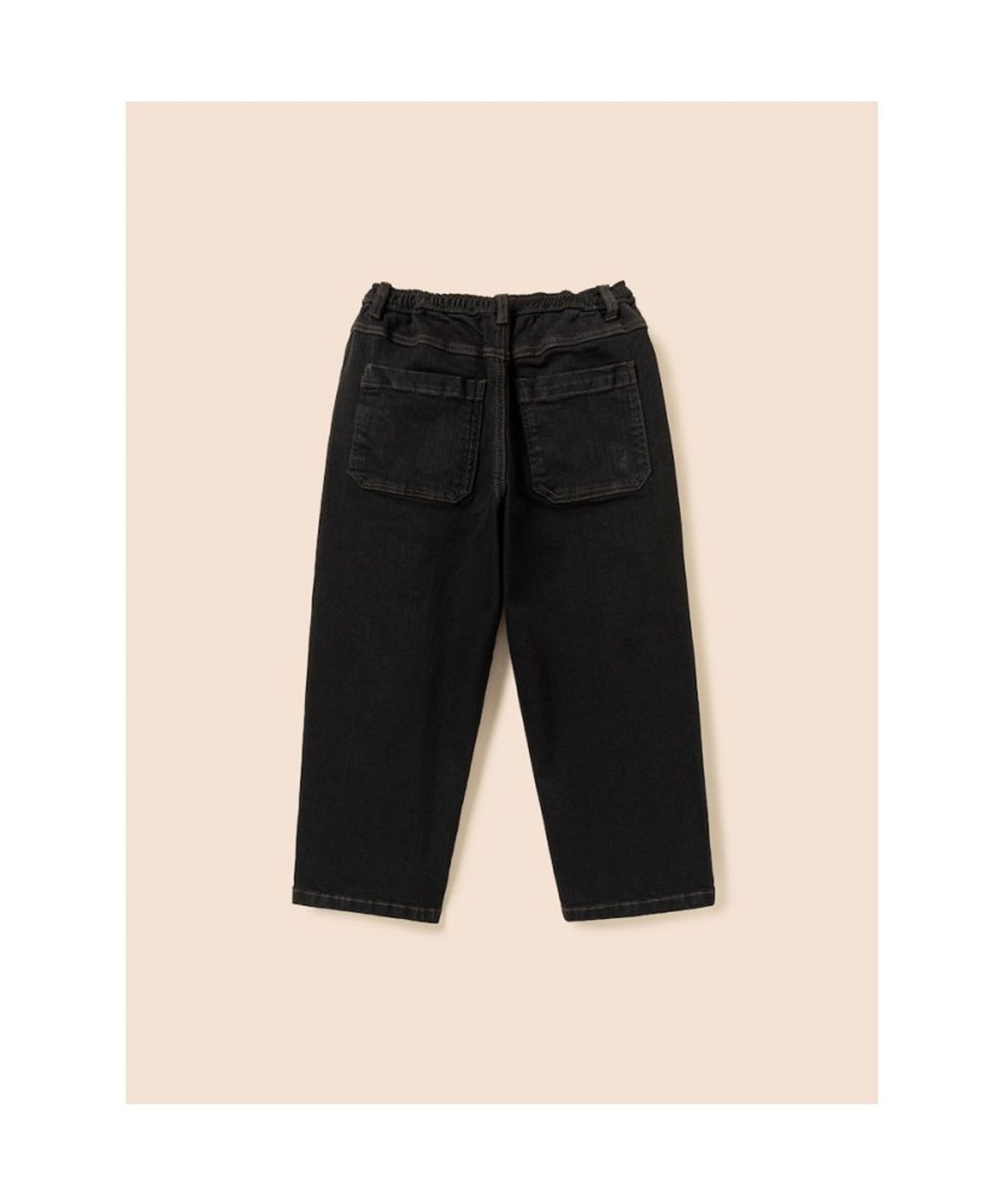 빈폴 키즈(BEANPOLE KIDS) 커브드 데님 팬츠  블랙 (BI6821U045)