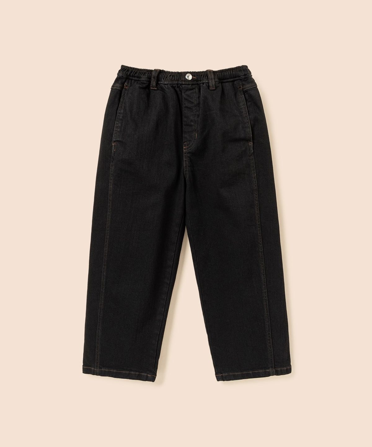 빈폴 키즈(BEANPOLE KIDS) 커브드 데님 팬츠  블랙 (BI6821U045)