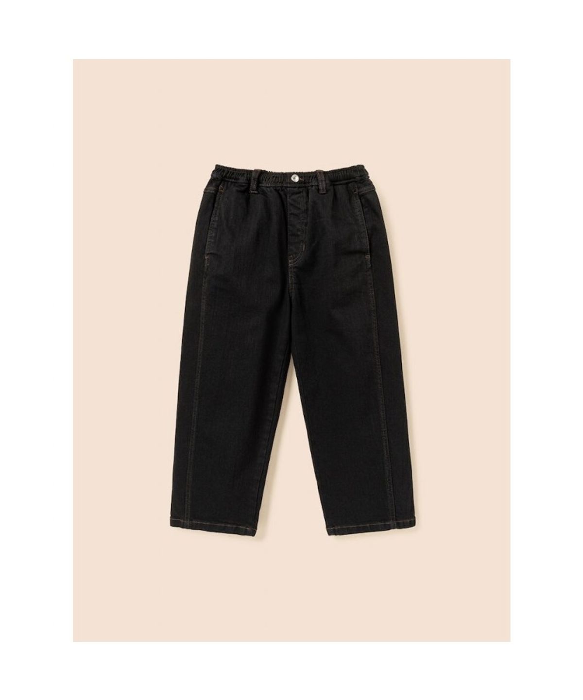 빈폴 키즈(BEANPOLE KIDS) 커브드 데님 팬츠  블랙 (BI6821U045)