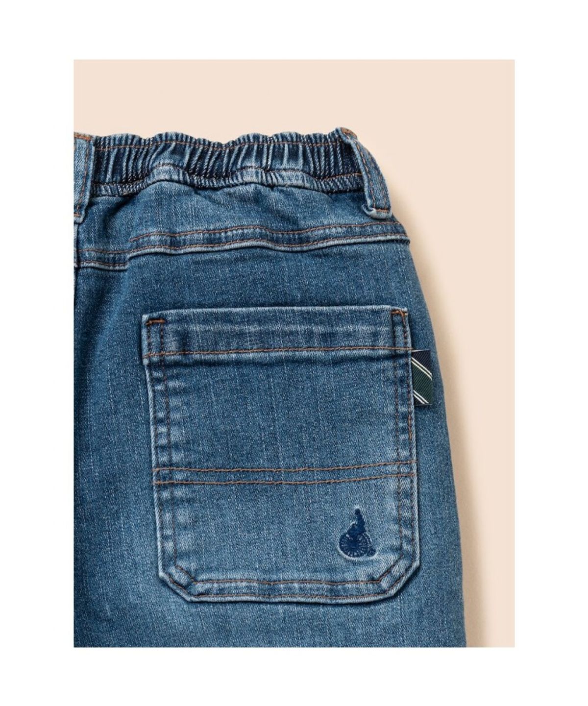 빈폴 키즈(BEANPOLE KIDS) [Essential] 스트레이트 데님 팬츠  블루 (BI6821UE2P)