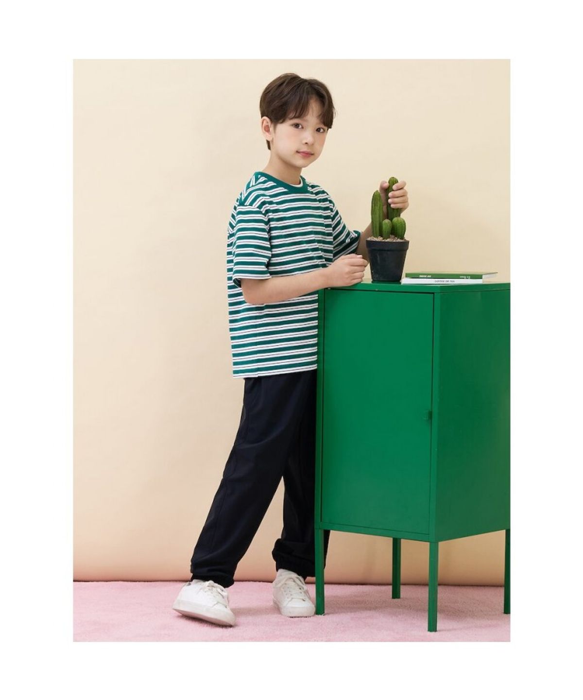 빈폴 키즈(BEANPOLE KIDS) 간절기 벤츄리 조거 팬츠  블랙 (BI6821U055)