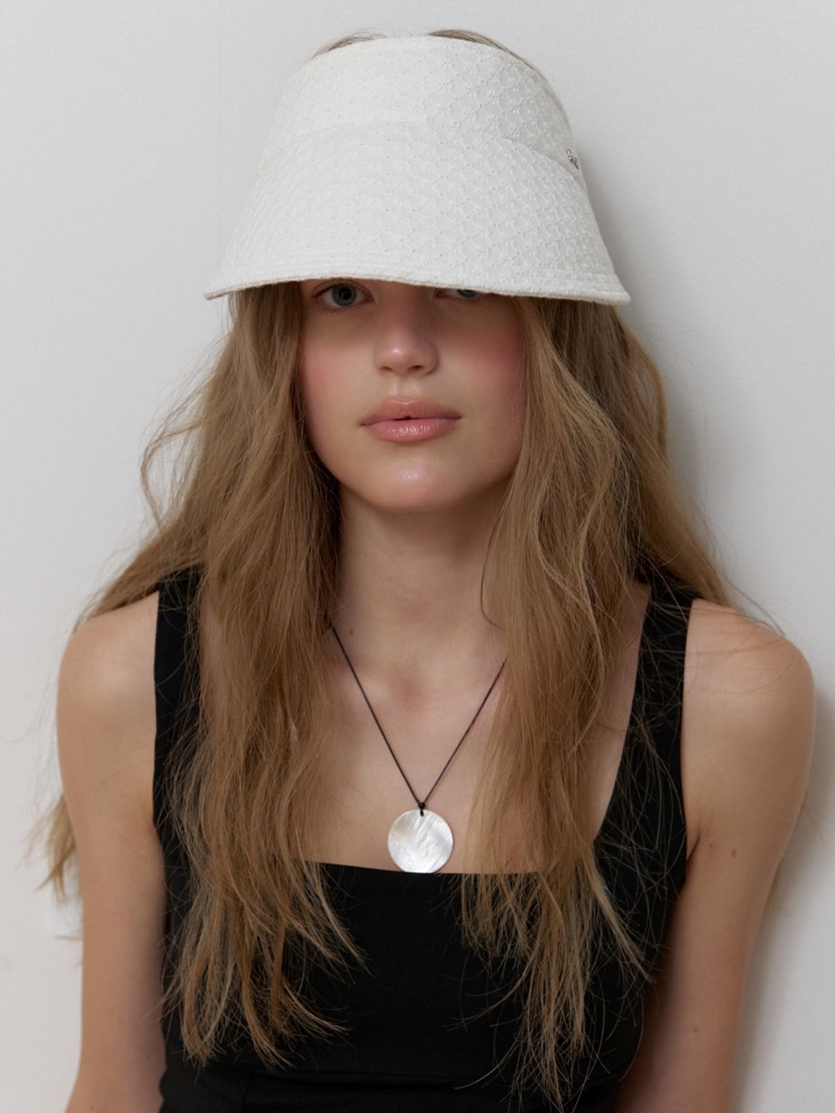 러브미몬스터(LOVE ME MONSTER) Park Flower Lace Sun Cap_WHITE (L262MCP070)
