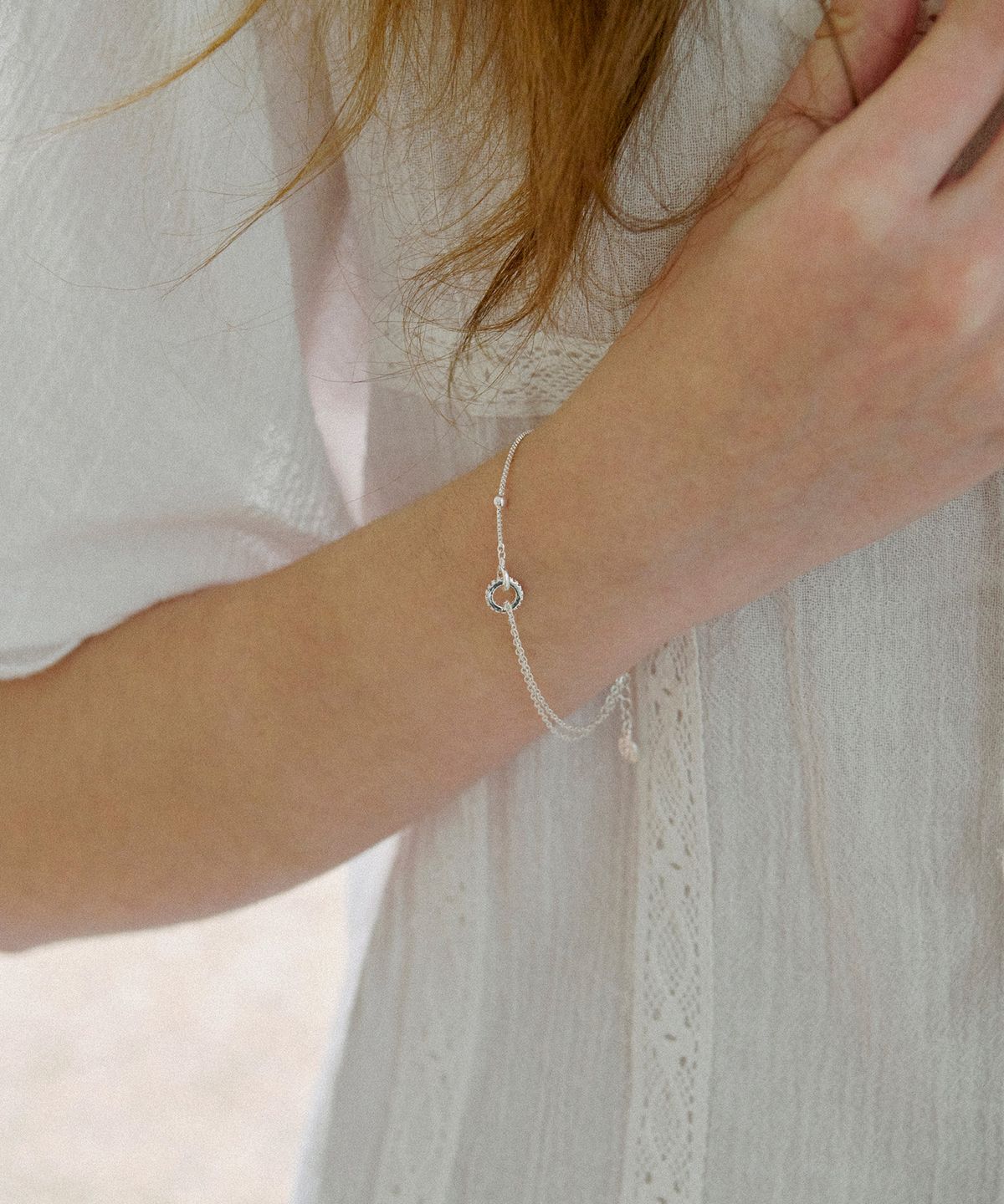 세인트스코트런던(ST.SCOTT LONDON) Circle Layered Bracelet / STJ-BB1592WG