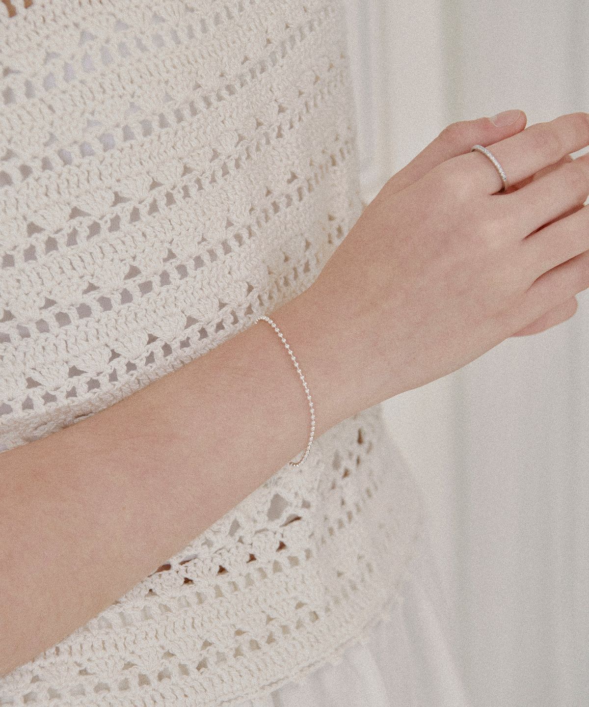세인트스코트런던(ST.SCOTT LONDON) [Silver 925] Silver Ball Bracelet / STJ-BA1588WG