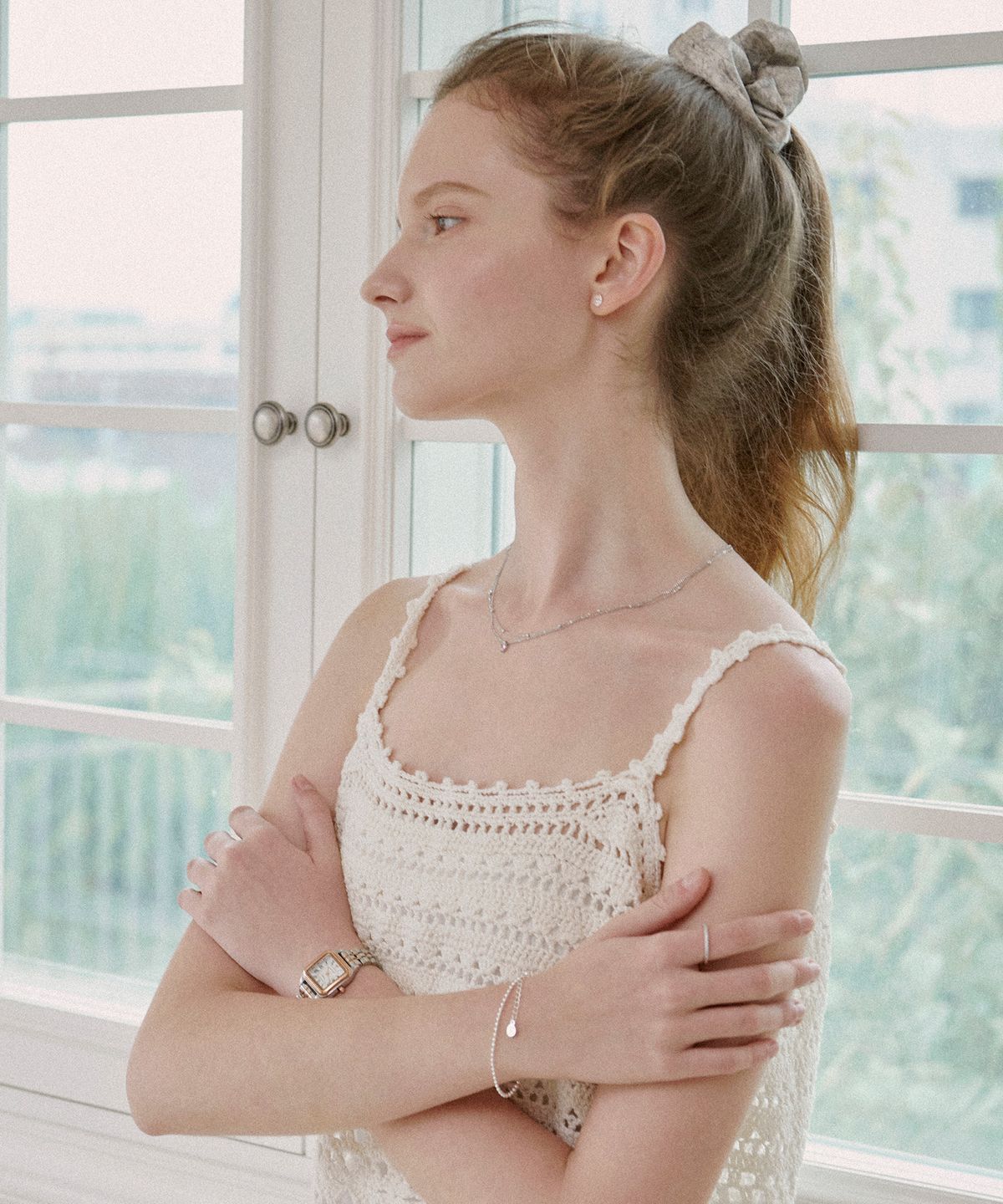세인트스코트런던(ST.SCOTT LONDON) [Silver 925] Silver Ball Bracelet / STJ-BA1588WG