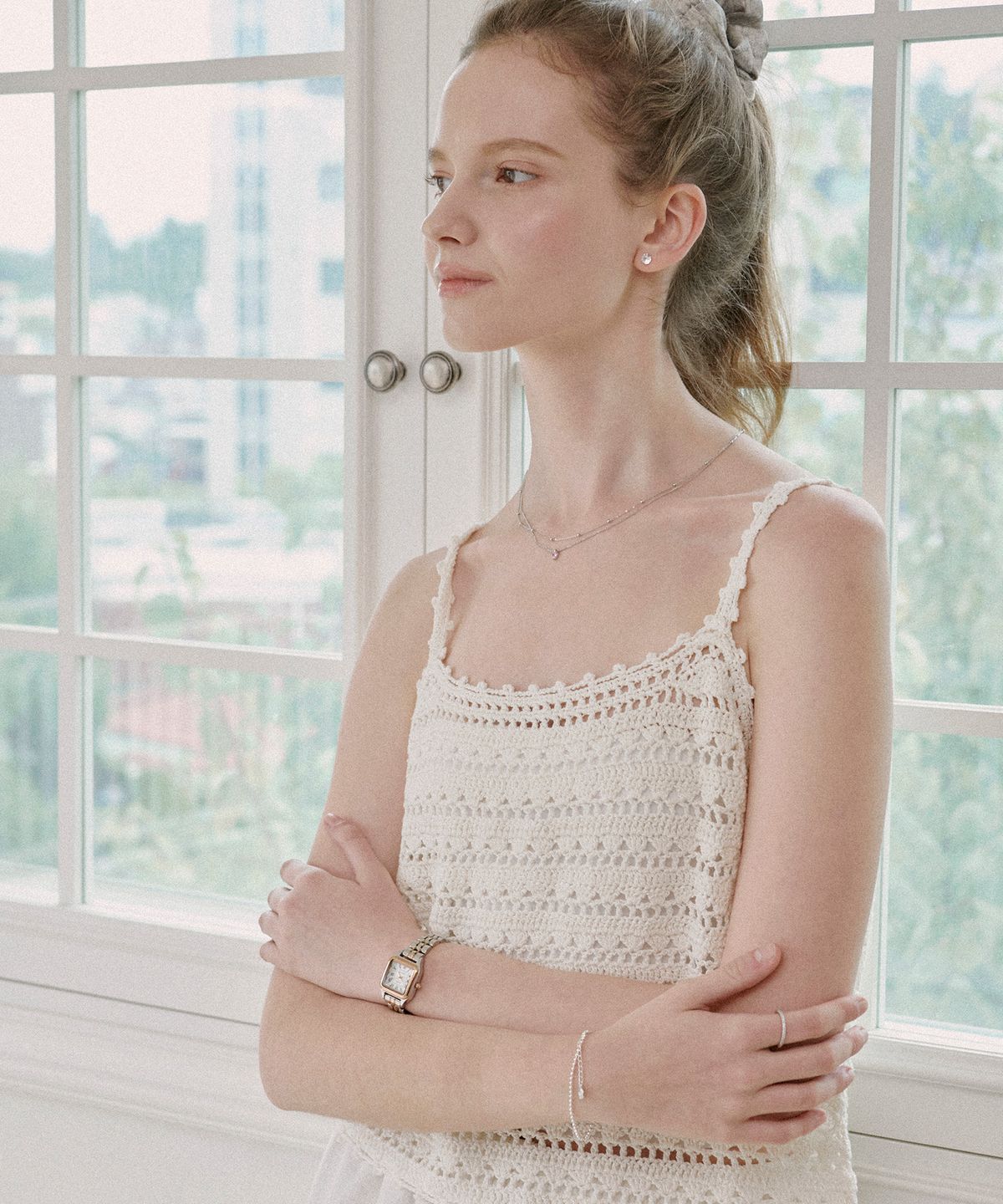 세인트스코트런던(ST.SCOTT LONDON) [Silver 925] Silver Ball Bracelet / STJ-BA1588WG