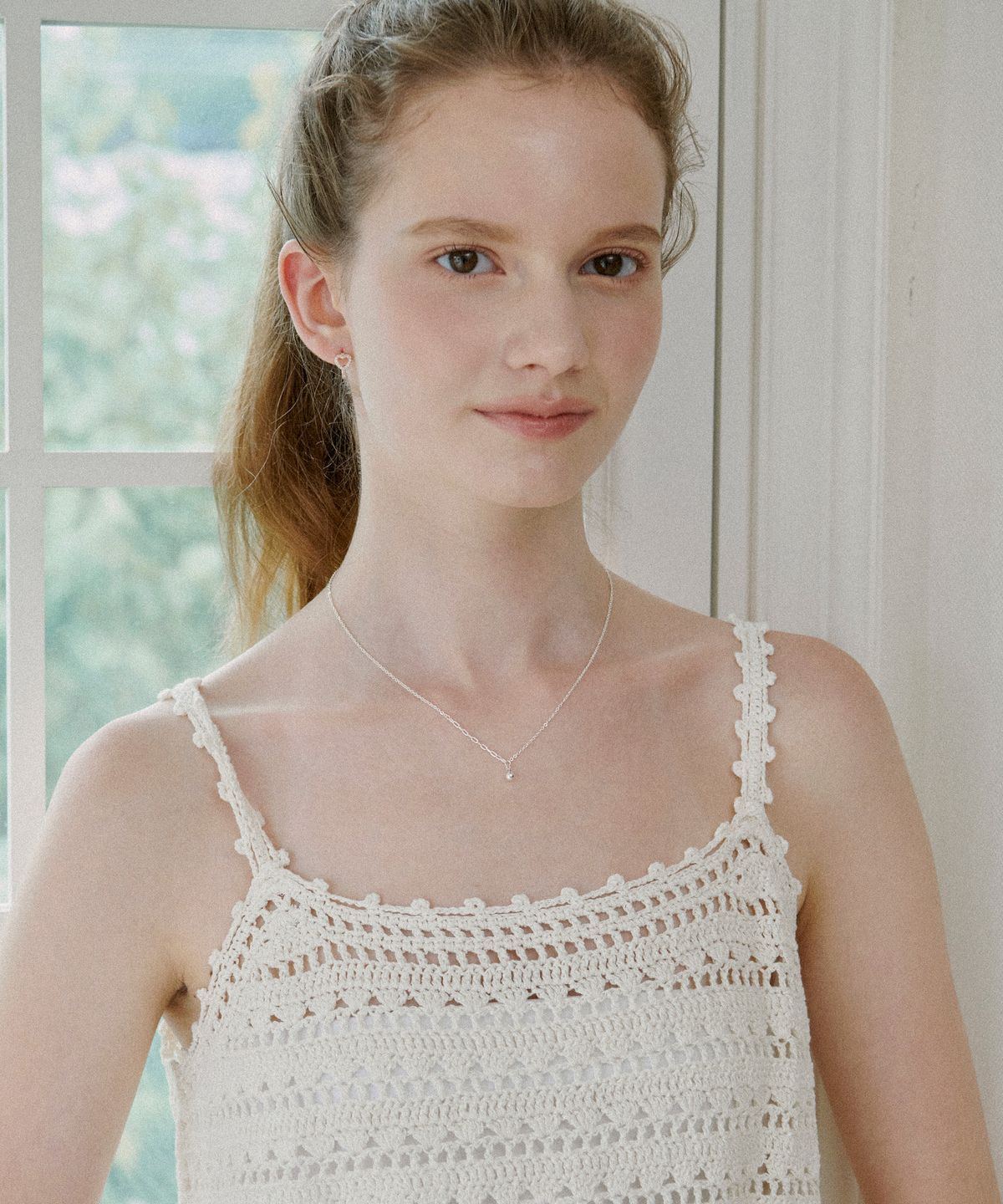 세인트스코트런던(ST.SCOTT LONDON) Light Drop Necklace / STJ-NB1729WG