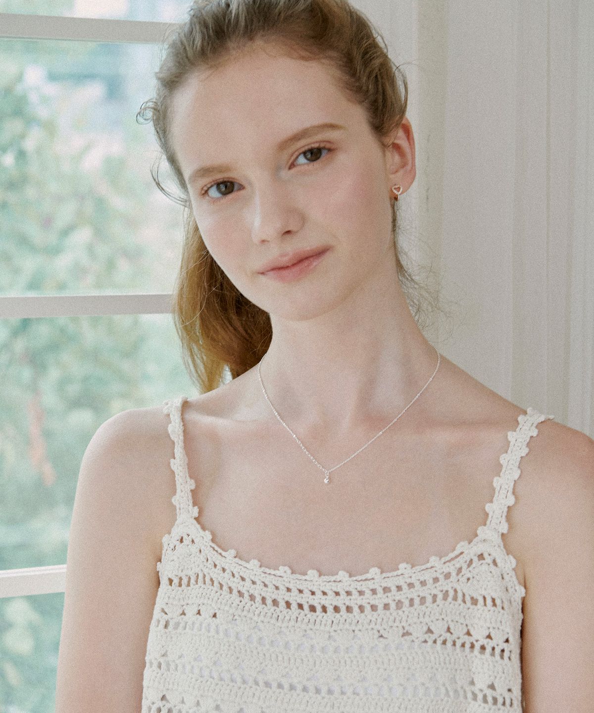세인트스코트런던(ST.SCOTT LONDON) Light Drop Necklace / STJ-NB1729WG