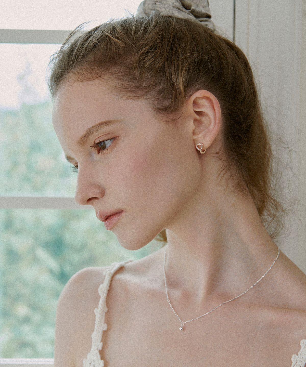세인트스코트런던(ST.SCOTT LONDON) Light Drop Necklace / STJ-NB1729WG