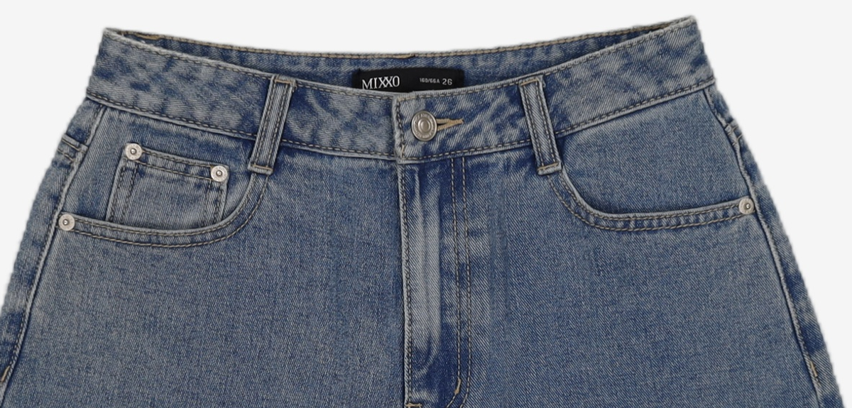 미쏘(MIXXO) 베이직 데님 쇼츠 MIWTHC607J 26