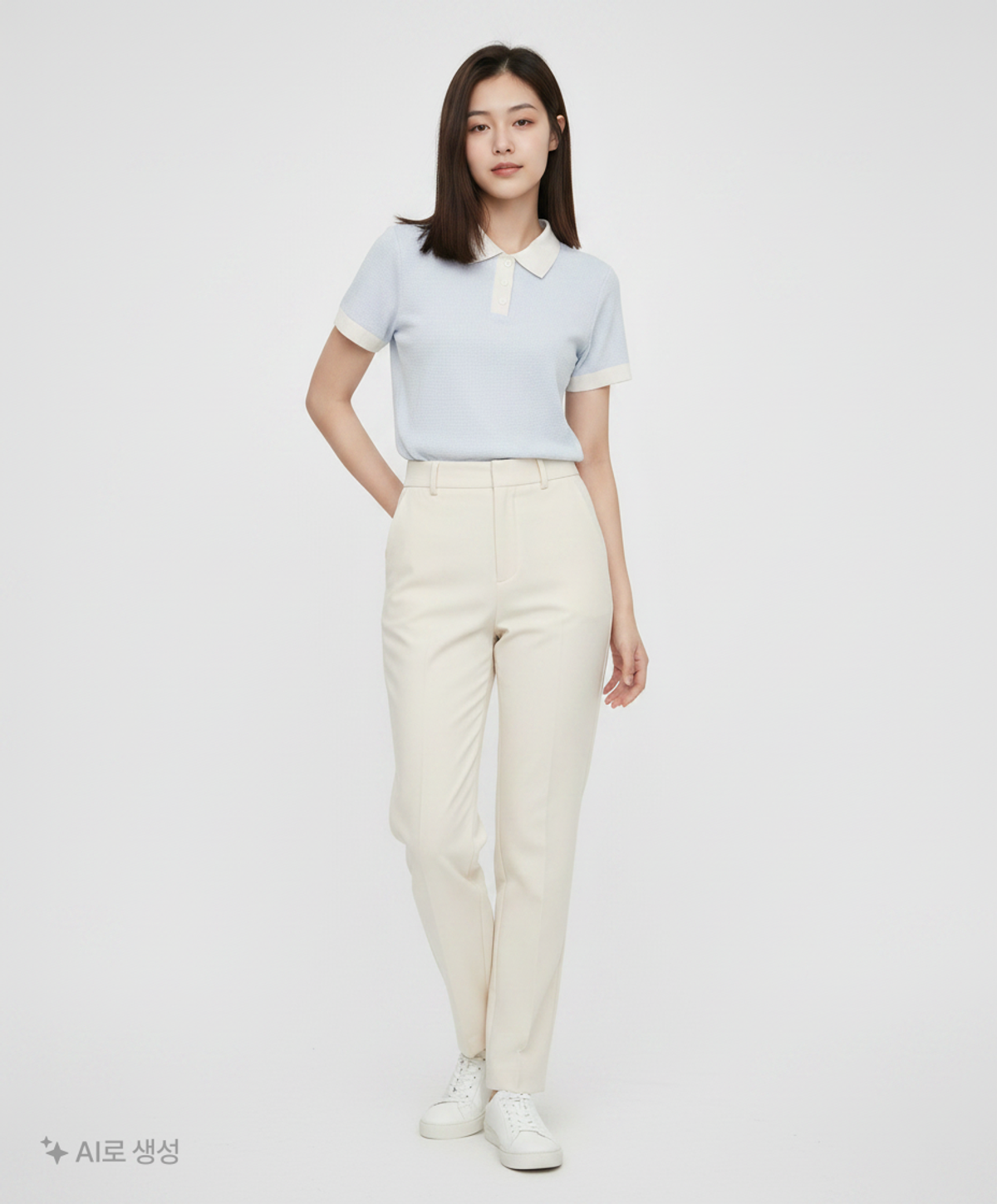 룩캐스트(LOOKAST) 피케/카라 티셔츠 S