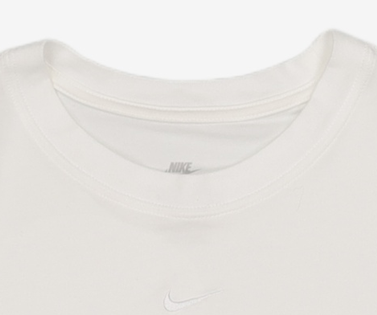 나이키(NIKE) 스포츠웨어 칠 니트 크롭 티셔츠 W - 화이트 / HF9539-100 95