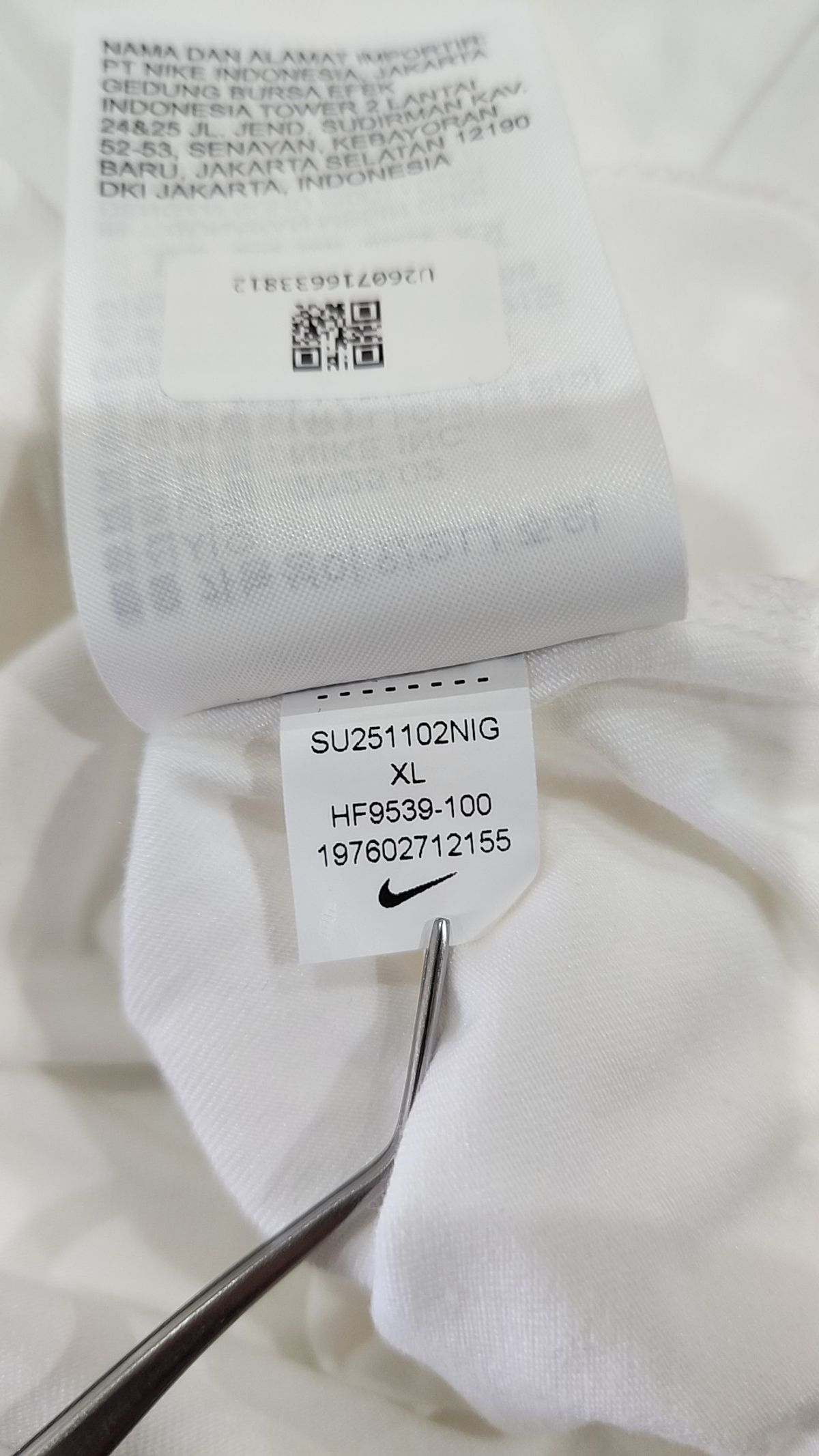 나이키(NIKE) 스포츠웨어 칠 니트 크롭 티셔츠 W - 화이트 / HF9539-100 95