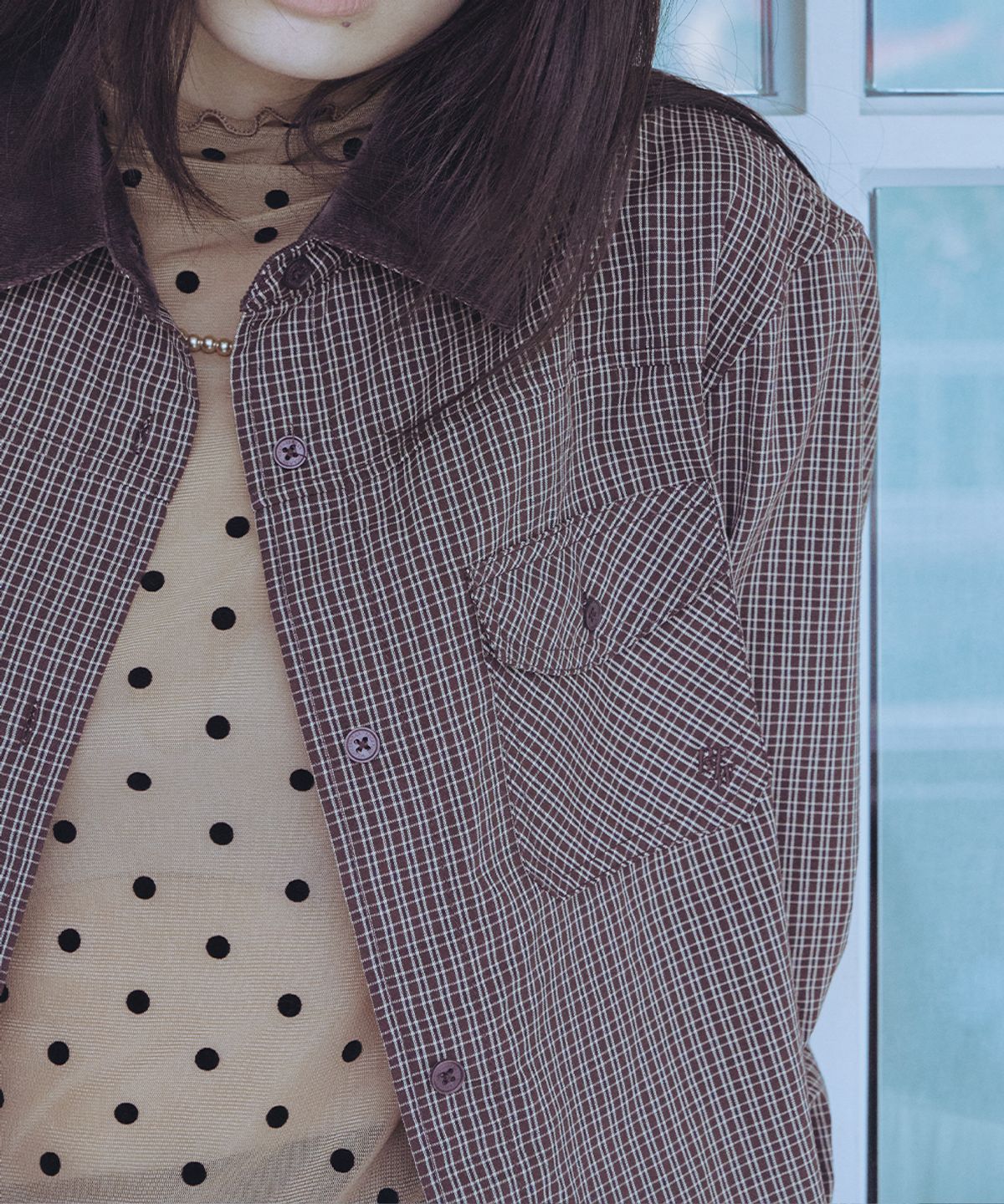 락피쉬웨더웨어(ROCKFISH WEATHERWEAR) CROPPED SHIRT - 2 colors