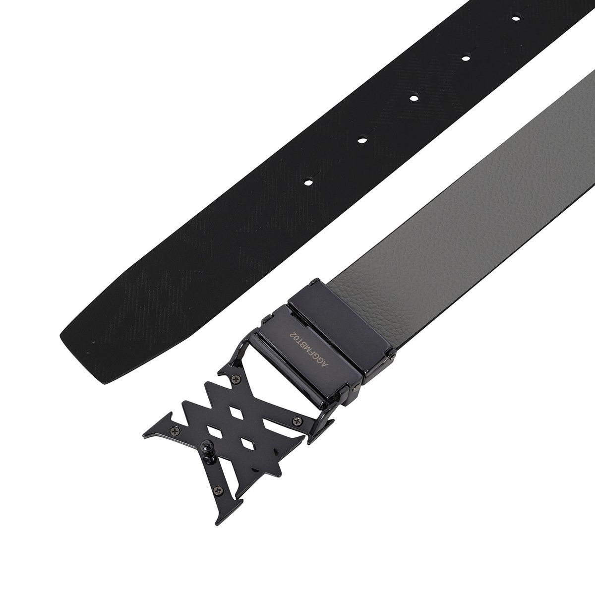 어뉴골프(ANEW GOLF) MEN TWO WAY PATTERN BELT_BK