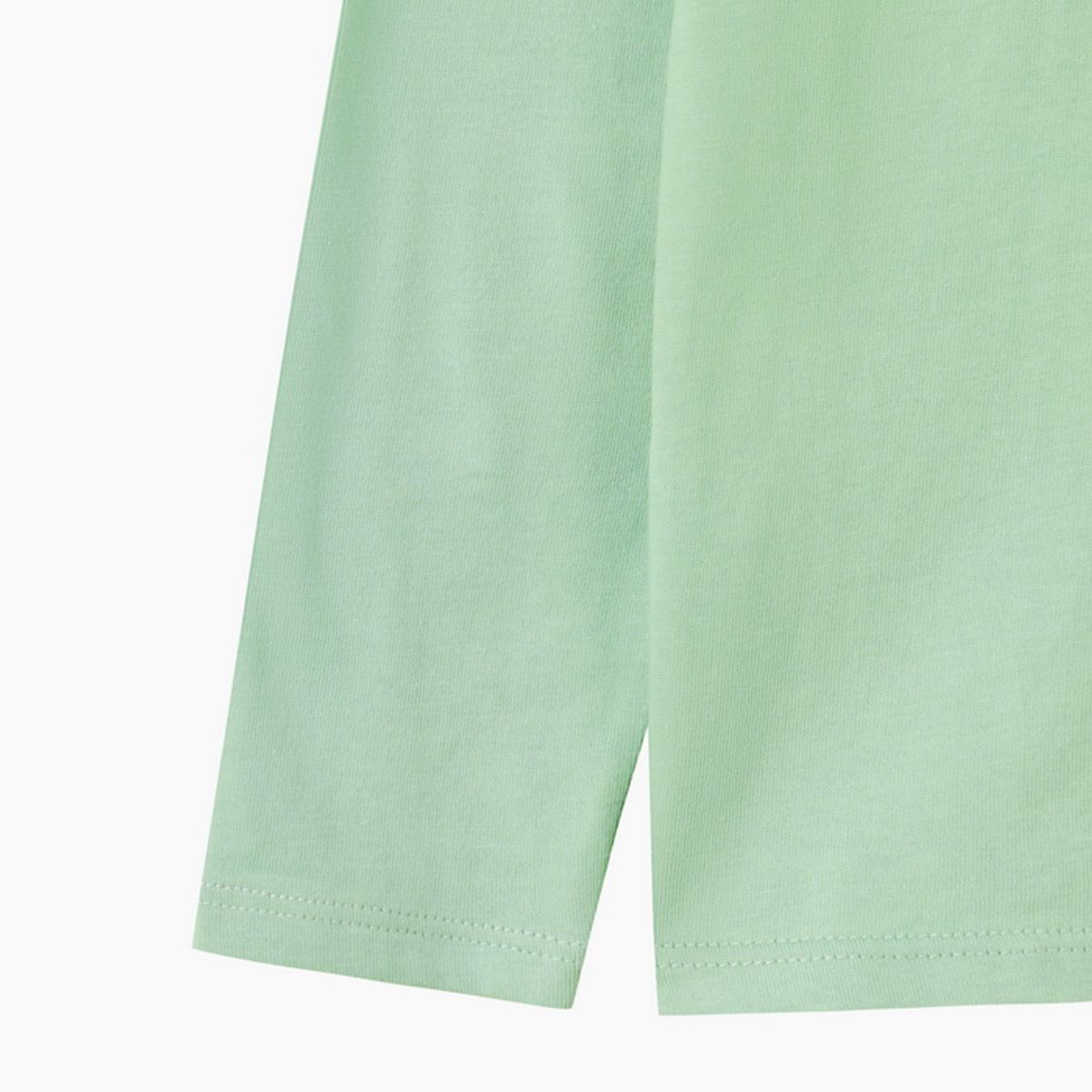 베네통키즈(BENETTONKIDS) 포켓 싱글 티셔츠_QATS08641GN