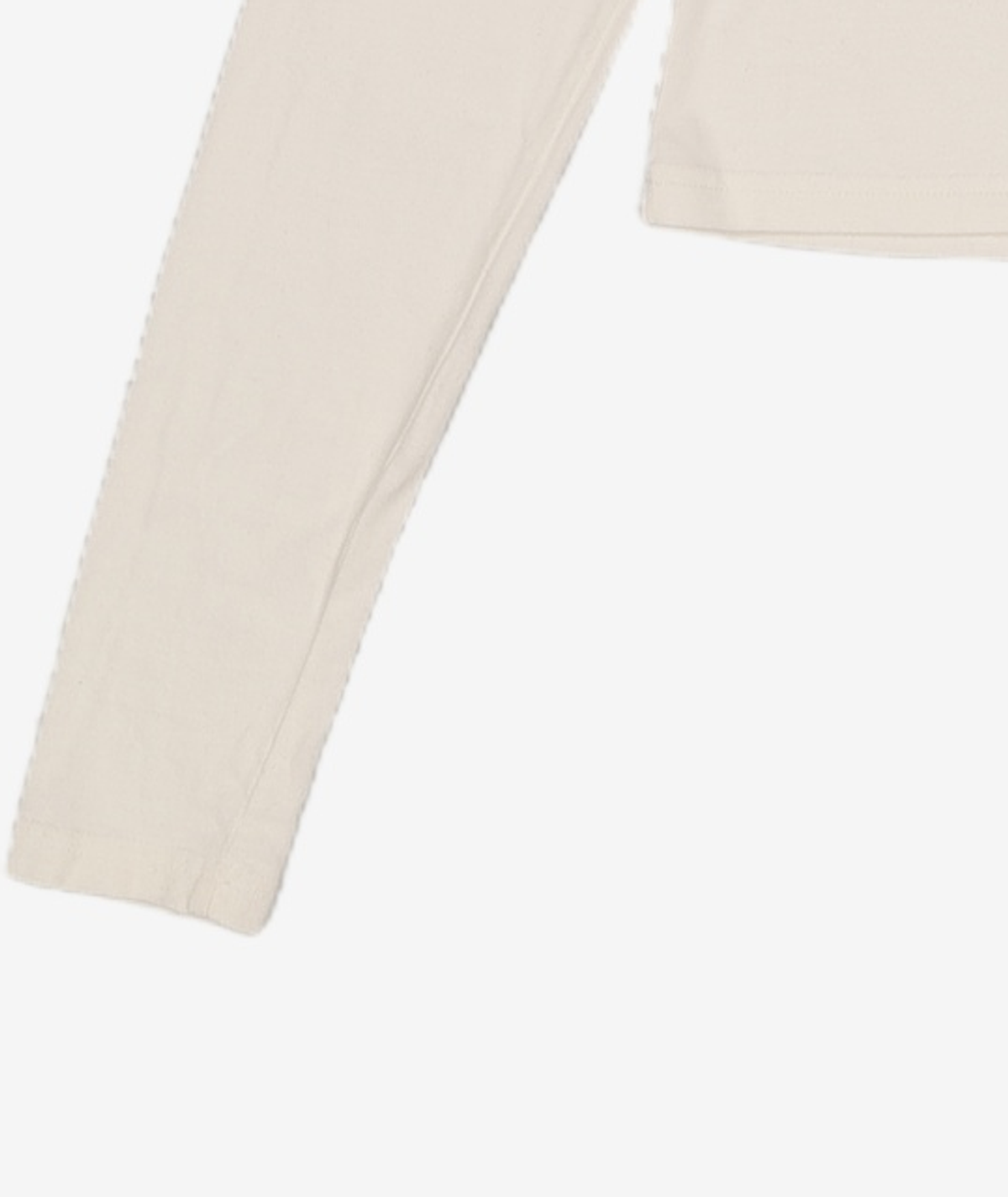 브라운브레스(BROWNBREATH) W BLUEPRINT TAG CROP LONGSLEEVE - IVORY M