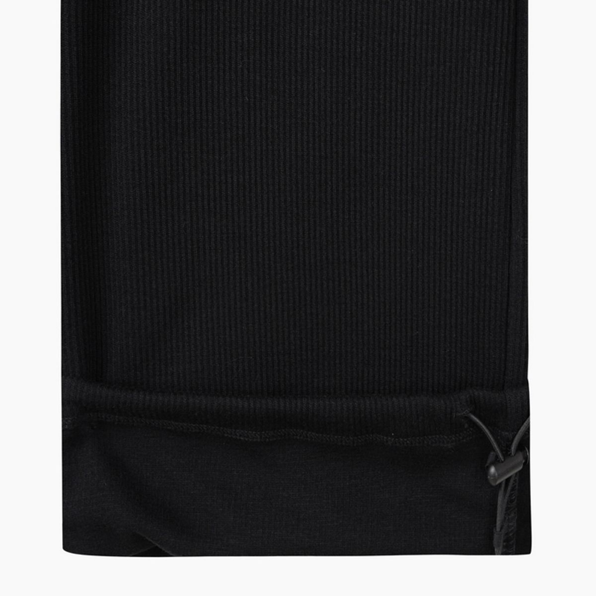 베네통키즈(BENETTONKIDS) 소프트 골지 세미 와이드 팬츠_QALG03641BK