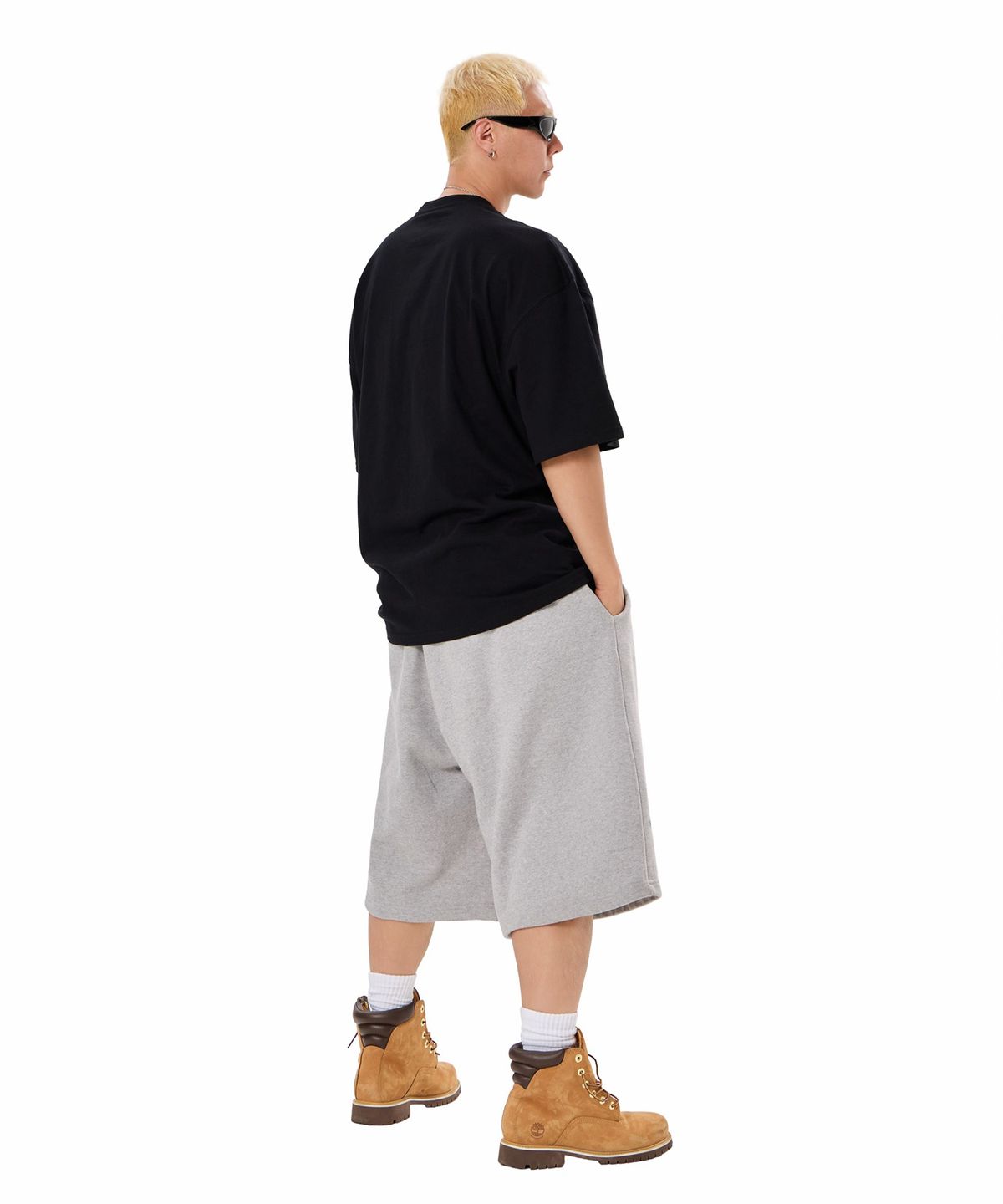 더랭크(THERANK) NODE-X VANTAGE BERMUDA PANTS [MELANGE GREY]