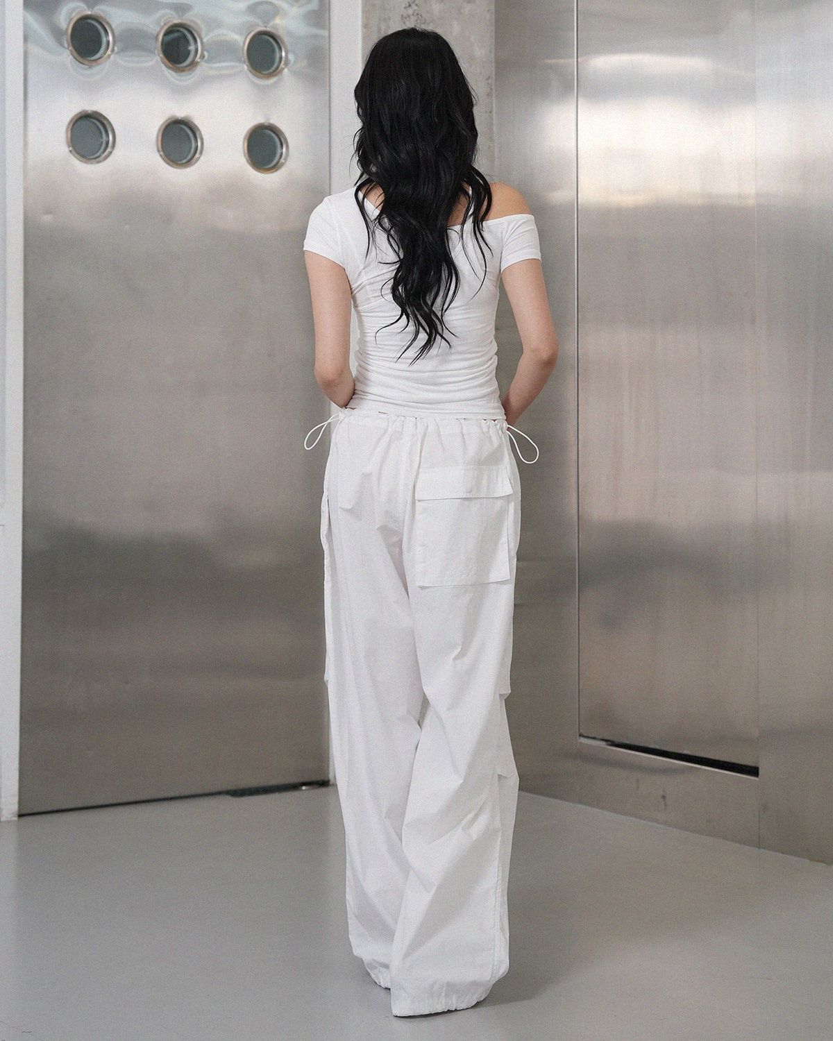 여린(YEORIN) Cherub Layered Tee (White)